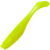 Виброхвост Mottomo Hitman 9см Chartreuse Silk Glow (упаковка - 6шт)