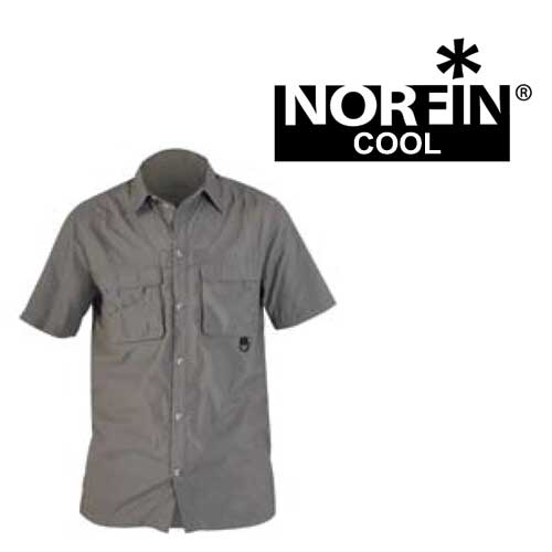 Рубашка NORFIN Cool Gray XXXL