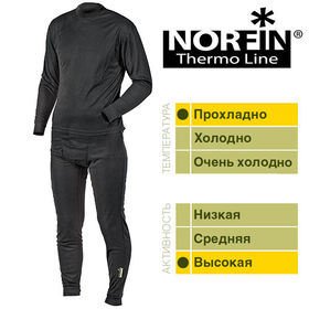 Термобелье Norfin Thermo Line (черный) р. S