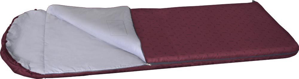Спальный мешок Nova Tour одеяло с подголовником Карелия 450 Бордовый