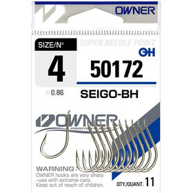 Крючок Owner 50172 Seigo-BH №4 (упаковка - 11шт)
