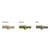 PB PRODUCT Клипса для грузил Hit&Run X-Safe Leadclip Weed 5шт 22100