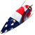Блесна Pelican BaitFX Weedless Casting Spoon L (14г) American Flag 2 mat