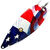 Блесна Pelican BaitFX Weedless Casting Spoon L (14г) American Flag 2 shine