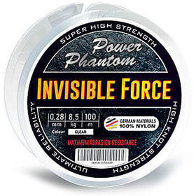 Леска Power Phantom Invisible Force 100м 0.10мм (прозачная)