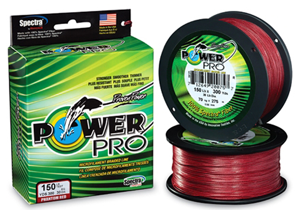 Леска плетеная Power Pro 275м 0,10мм красная