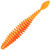 Приманка Quantum Magic Trout T-worm P-tail запах сыра (6.5см) Neon Orange (упаковка - 6шт)
