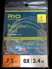 Монолидер конусный  RIO Powerflex 7.5ft 6x 3.4lb Leaders 3 Pack