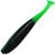 Силиконовая приманка Milmax Верховка 2 (5см) 012 черный с зеленым (упаковка - 10шт)