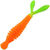 Силиконовая приманка Milmax Ходосявка 2 (5см) 015 морковка (упаковка - 10шт)