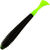 Силиконовая приманка Milmax Пескарь (7.5см) 012 черный с зеленым (упаковка - 7шт)