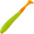 Силиконовая приманка Milmax Пескарь (7.5см) 014 зелень/оранж (упаковка - 7шт)