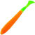 Силиконовая приманка Milmax Пескарь (7.5см) 015 морковка (упаковка - 7шт)