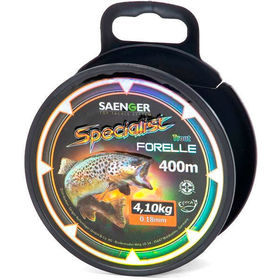 Леска Saenger Specialist Trout 400м 0.18мм Clear