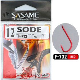 Крючок Sasame Sode №10 (Red)