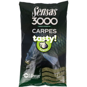 Прикормка Sensas 3000 Carp Tasty Garlic (1кг)
