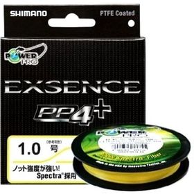 Леска плетеная Shimano Exsence PP4+ X Power Pro #1.0 200м 0.165мм (желтая)