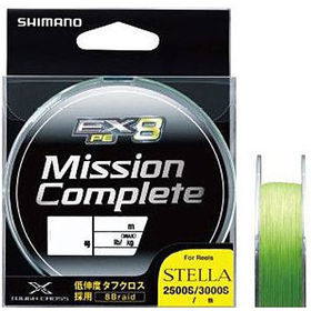 Леска плетеная Shimano Mission Complete EX8 150м #2.0 0.235мм (Зеленая)