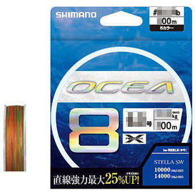 Леска плетеная Shimano Ocea LD-A71S PE 300м #5.0 0.37мм (5 colors)