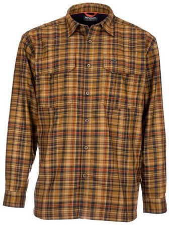 Рубашка Simms Coldweather LS Shirt (Dark Bronze Admiral Plaid) р.3XL