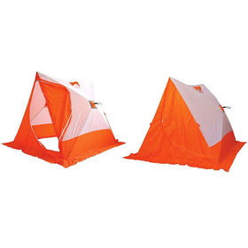 Палатка зимняя Следопыт 2-скатная TW-18 (бело-оранжевый)