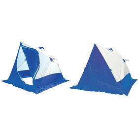 Палатка зимняя Следопыт 2-скатная TW-18 (бело-синий)