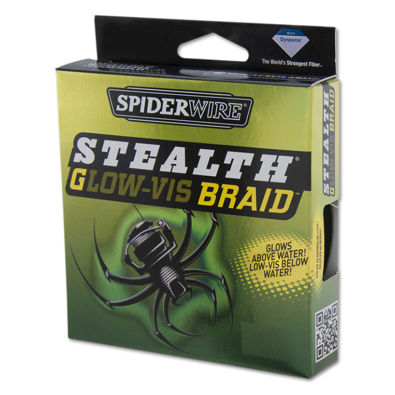Леска плетеная Spiderwire Stealth Glow-Vis Braide 0,20мм зеленый 1372м