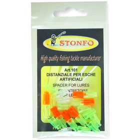 Tрубочки защитные Stonfo цветные пластиковые для приманок №1 (упаковка - 24шт)