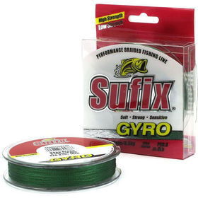Леска плетёная Sufix Gyro Braid 135м 0.12мм (зеленая)