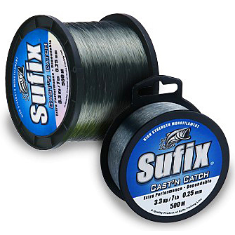 Леска монофильная Sufix Castn Catch x10 Clear (прозрачный) 0,20мм