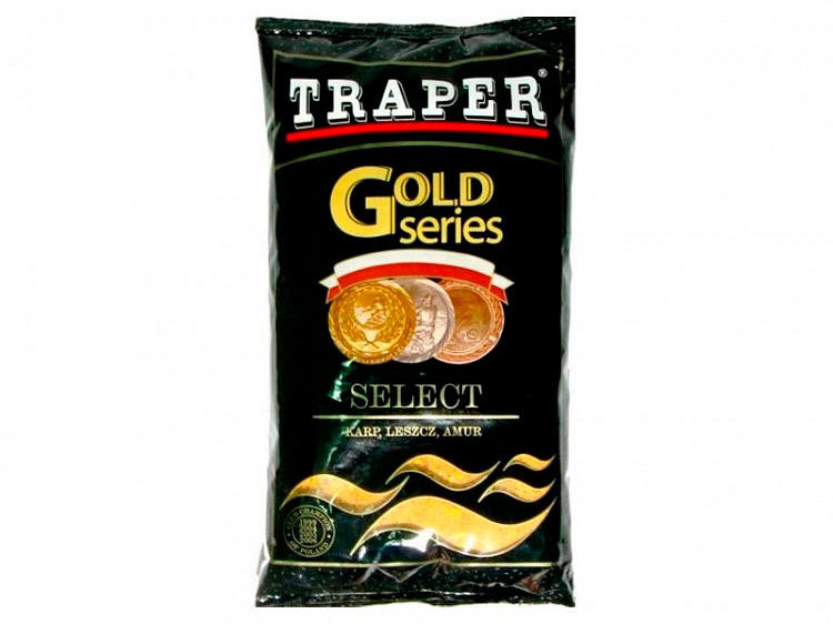 Прикормка Traper Gold series Select White Brown (Золотая серия Селект Св-кор) 1 кг