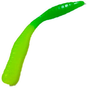 Силиконовая приманка TroutMania Fat Worm (7.62см) 204 (Bubble Gum) (упаковка - 6шт)