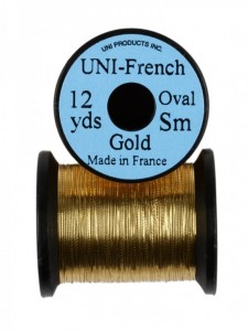 Люрекс овальн.UNI French, Oval Small Gold, Bulk