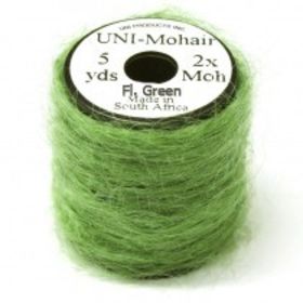 Нить мохеровая UNI Mohair Fluorescent Green