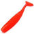 Силиконовая приманка Viking Малек (5см) красный Fluo (упаковка - 10шт)