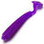 Силиконовая приманка Viking Пиявка (5см) фиолетовый Fluo (упаковка - 10шт)