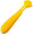 Силиконовая приманка Viking Пиявка (5см) желтый (упаковка - 10шт)