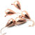 Мормышка вольфрамовая Яман Капля с ушком №5 (1.9г) медь (упаковка - 5шт)