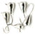 Мормышка вольфрамовая Яман Капля с ушком №5 (1.9г) никель (упаковка - 5шт)