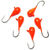 Мормышка вольфрамовая Яман Капля с ушком №5 (1.9г) оранжевый (упаковка - 5шт)