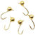 Мормышка вольфрамовая Яман Шар с ушком №6 (2.2г) золото (5шт)
