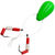 Приманка Балда Яман Булава-1 с плавающими крючками (12г) флуоресцентный зеленый