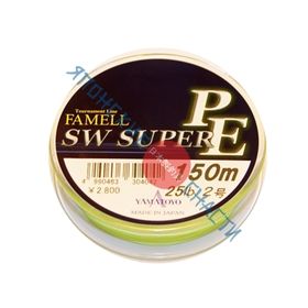 Плетеный шнур Yamatoyo FAMELL SW SUPER PE YELLOW #0.6-150М, ЖЕЛТЫЙ