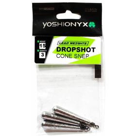 Груз Yoshi Onyx Dropshot Cone Snep (конус для отвод, дропш.) с др. заст 10г (3шт)
