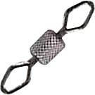 Вертлюг Kosadaka роликовый рифленый (упаковка)