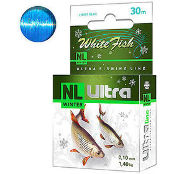 Леска зимняя Aqua NL Ultra White Fish (Белая рыба) 30 м