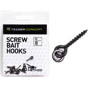 Крепления для бойлов/приманок FC Flat Method Screw Bait Hooks