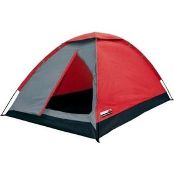 Палатка HIGH PEAK Monodome Pu 2 ( цвет: красный/серый)