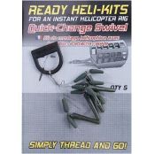 Набор для оснастки KORUM Ready Heli Kits - Quick Change Swivel
