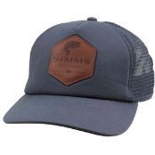 Кепка Simms Leather Patch Trucker